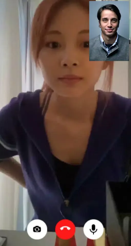 ภาพหน้าจอของ Twice - Fake Chat & Video Call
