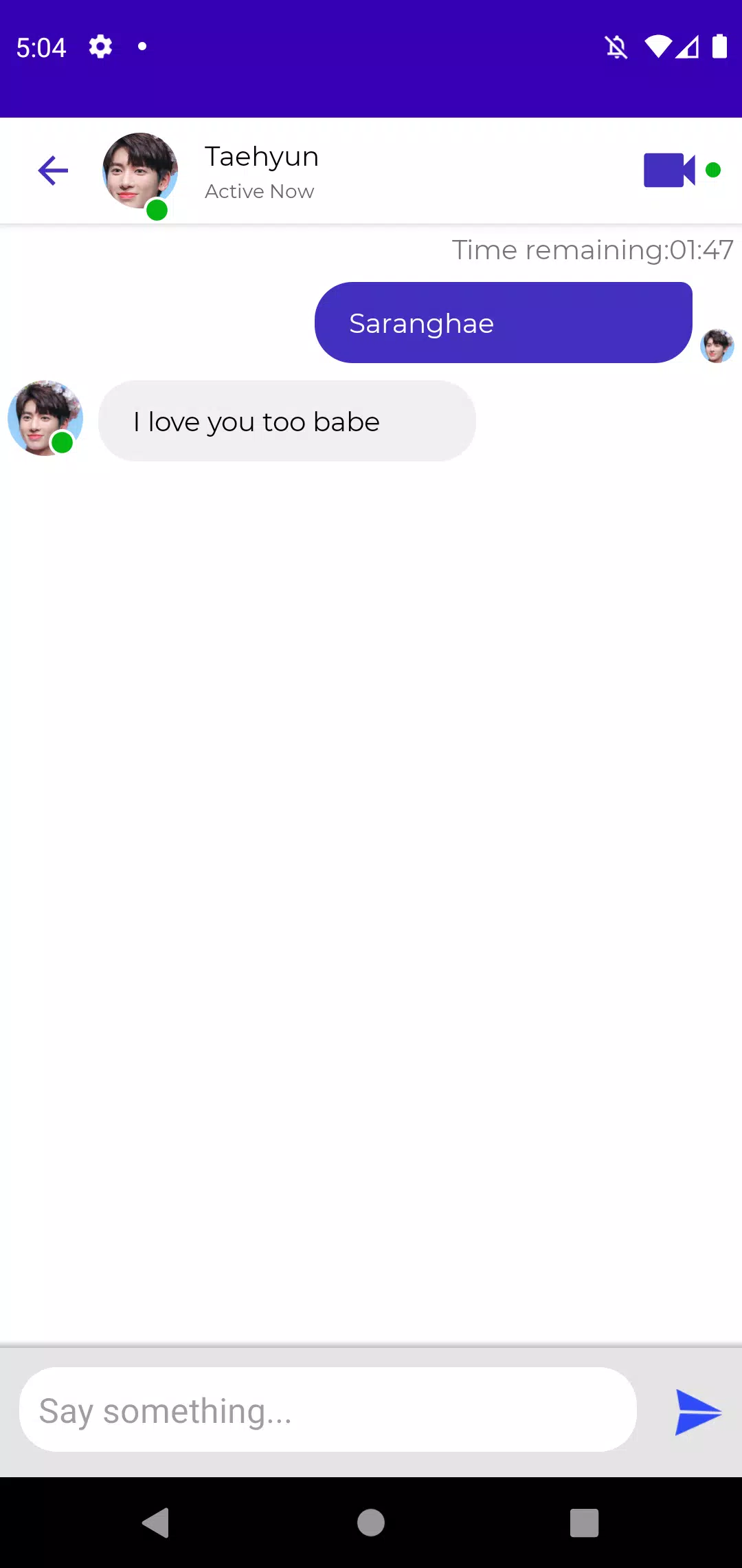 TXT - Fake Chat & Video Call Screenshots