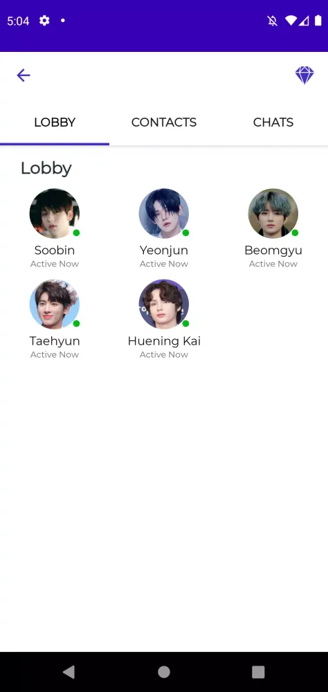 ภาพหน้าจอของ TXT - Fake Chat & Video Call