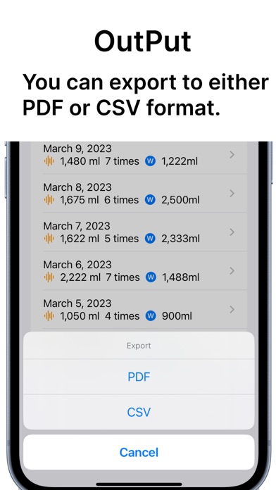 Screenshot di Urination Diary - Bladder log