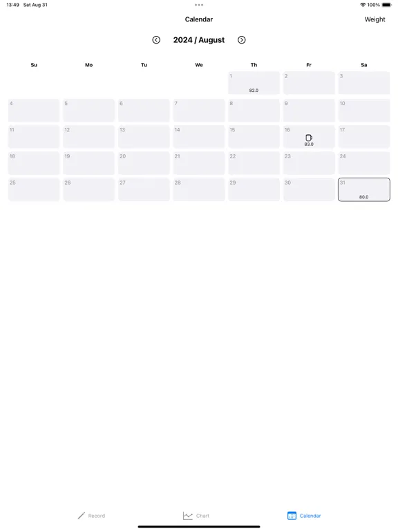 Captures d'écran de BodyLog - Track Anything iPad 