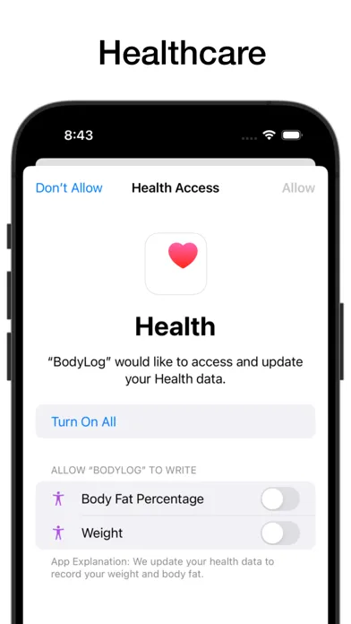 Captures d'écran de BodyLog - Track Anything