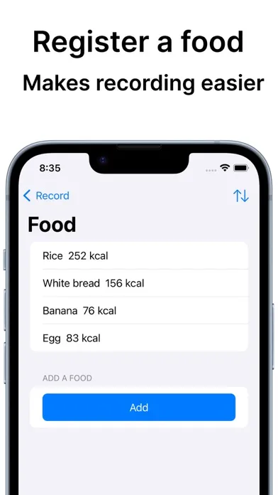 Ảnh chụp màn hình của Calorie Counter Daily