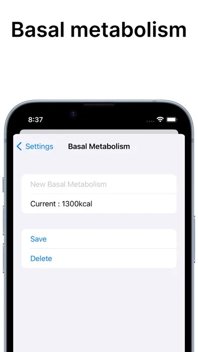 Ảnh chụp màn hình của Calorie Counter Daily