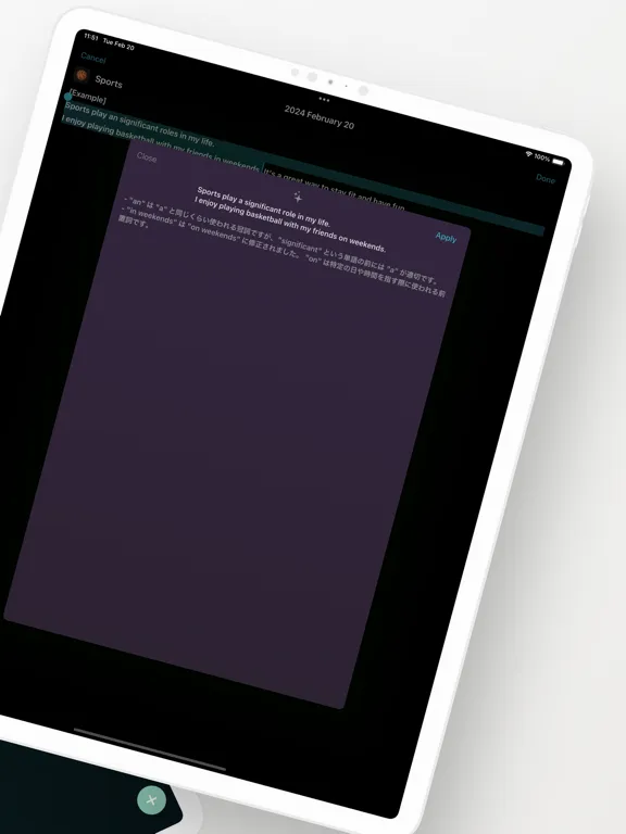 Screenshot di DRAWER | Note for Lang Learner iPad 