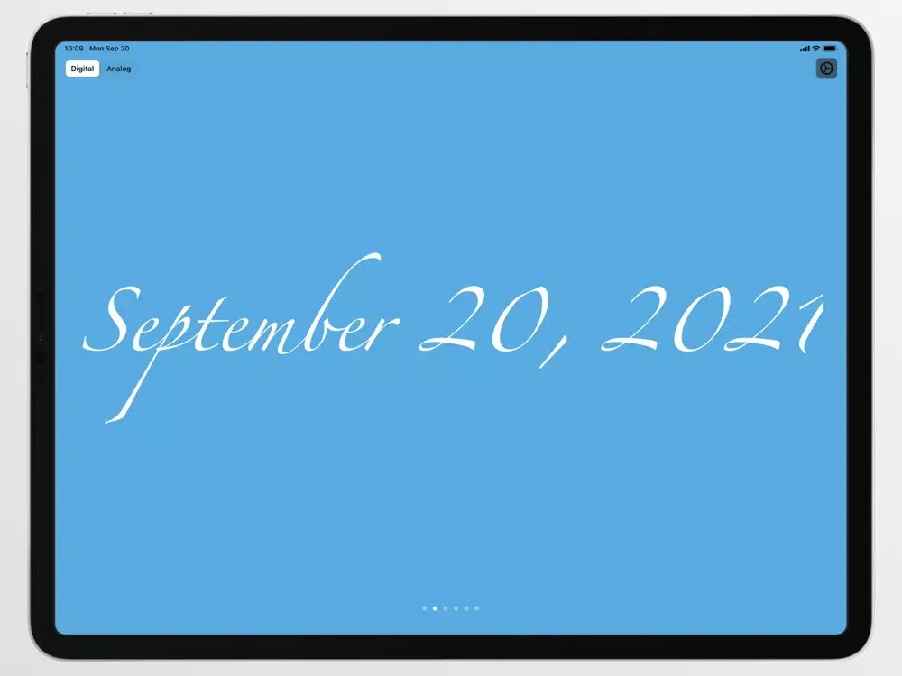 Stand -Clock App iPad  스크린샷
