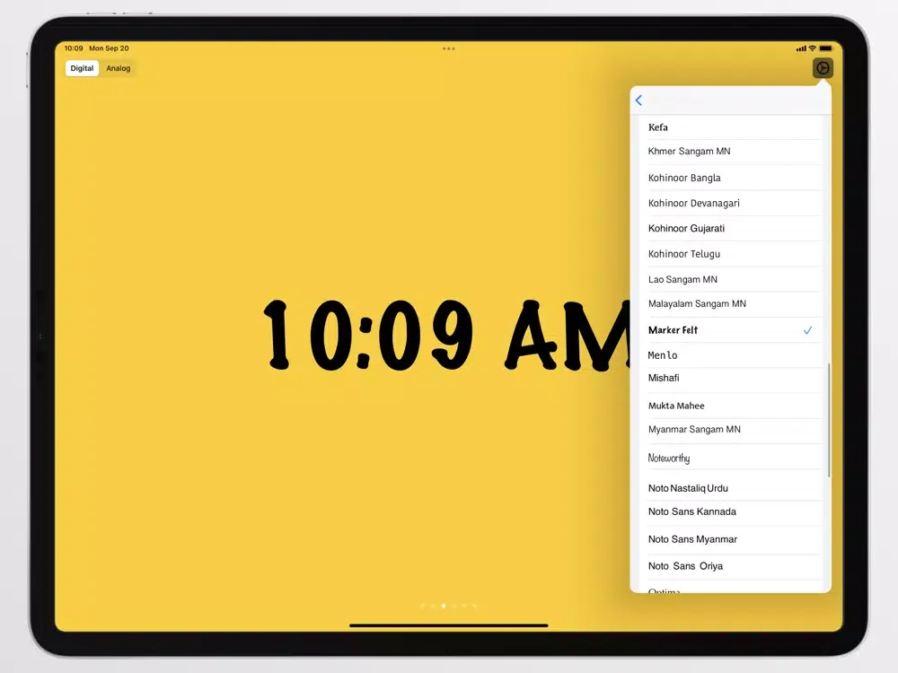 Stand -Clock App iPad  스크린샷