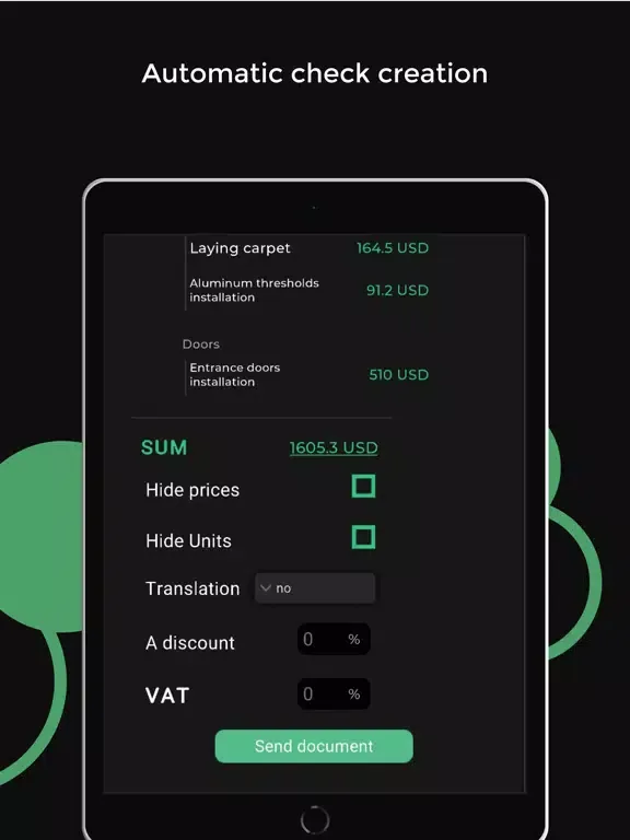 Stroy: Estimate Calculator iPad  Ekran Görüntüleri