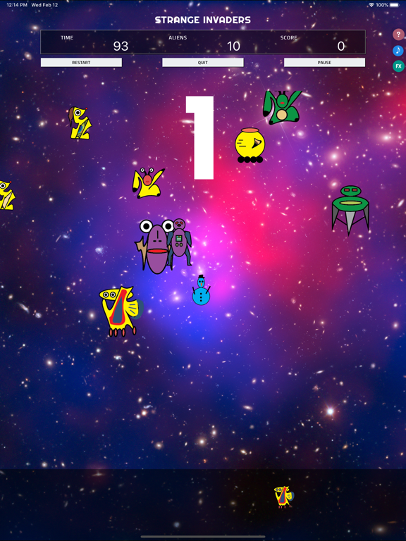 Zrzuty ekranu Strange Invaders iPad 