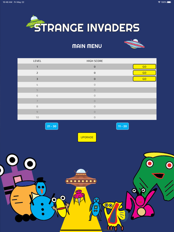 Zrzuty ekranu Strange Invaders iPad 