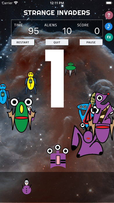 Zrzuty ekranu Strange Invaders