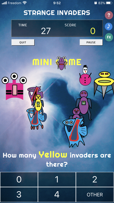 Zrzuty ekranu Strange Invaders