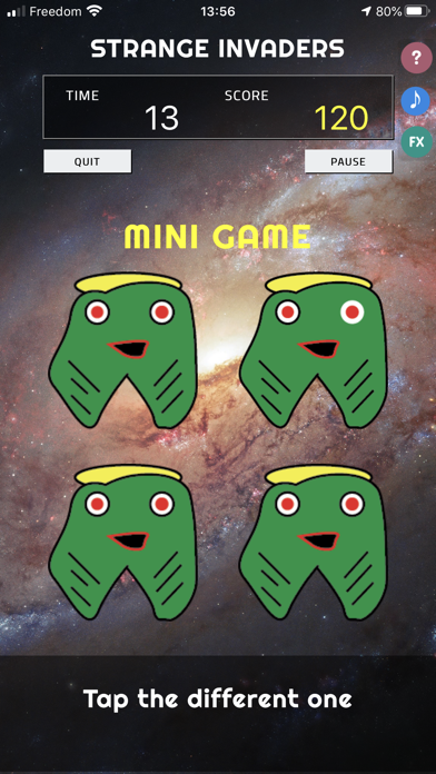 Zrzuty ekranu Strange Invaders