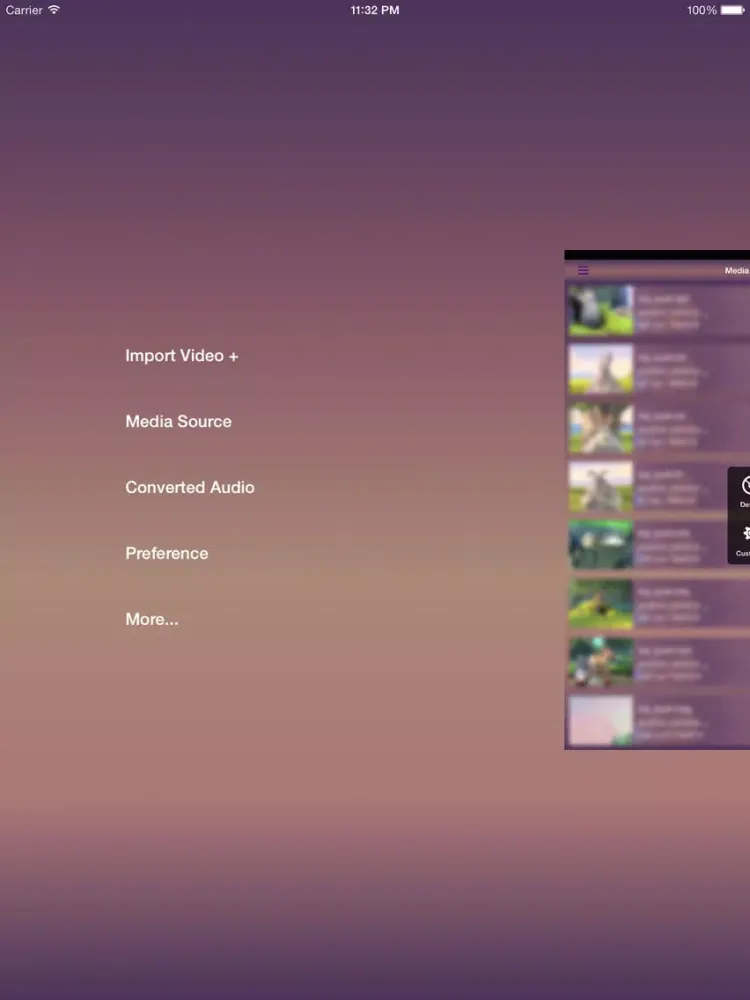 Capturas de tela do Video To Audio Pro - To mp3 iPad 