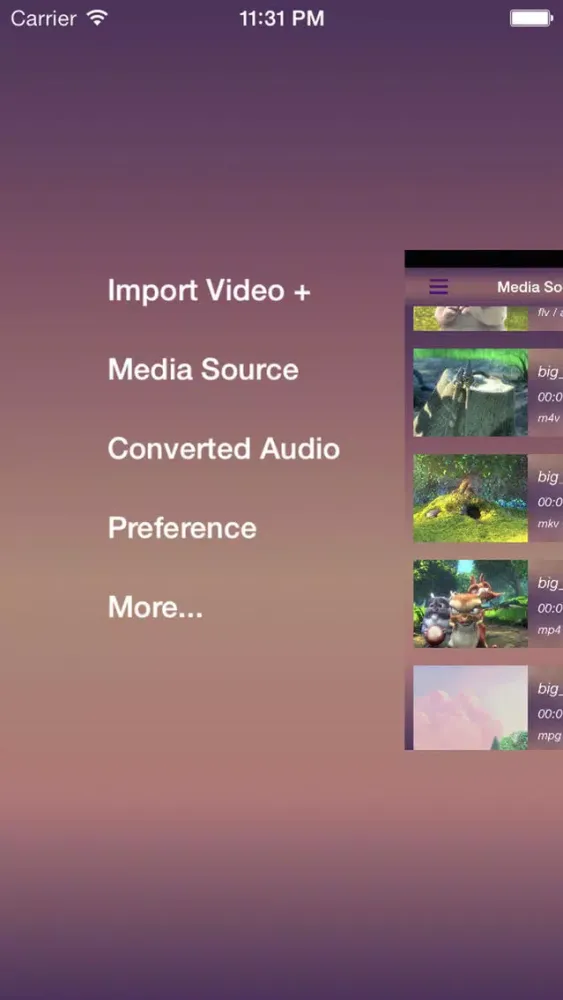 Capturas de tela do Video To Audio Pro - To mp3