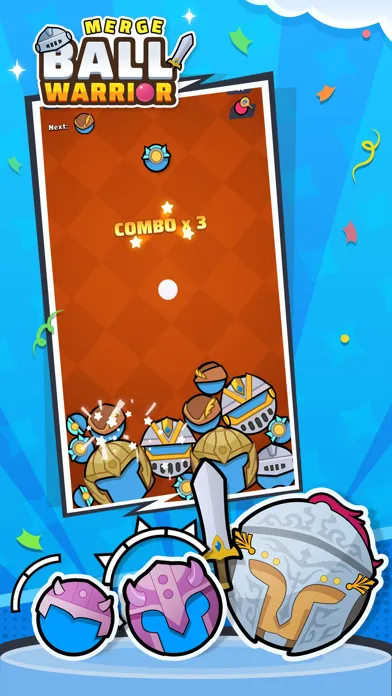 Ảnh chụp màn hình của Merge Ball Warrior