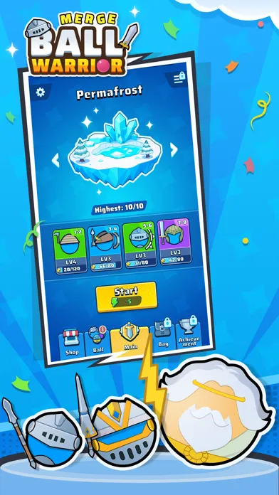 Ảnh chụp màn hình của Merge Ball Warrior