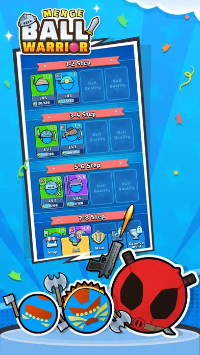 Ảnh chụp màn hình của Merge Ball Warrior