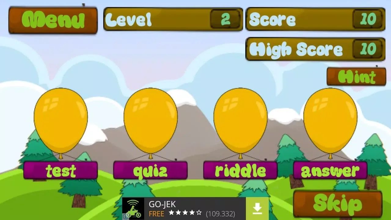 Captures d'écran de Yuyu English Games