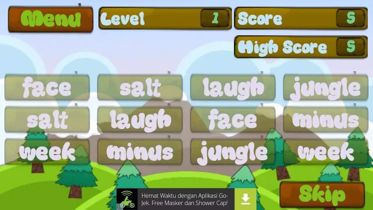 Captures d'écran de Yuyu English Games