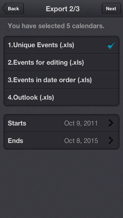ภาพหน้าจอของ xCalendar - Calendar in Excel