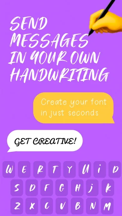 Tangkapan layar iFont-Get Your Own Handwriting