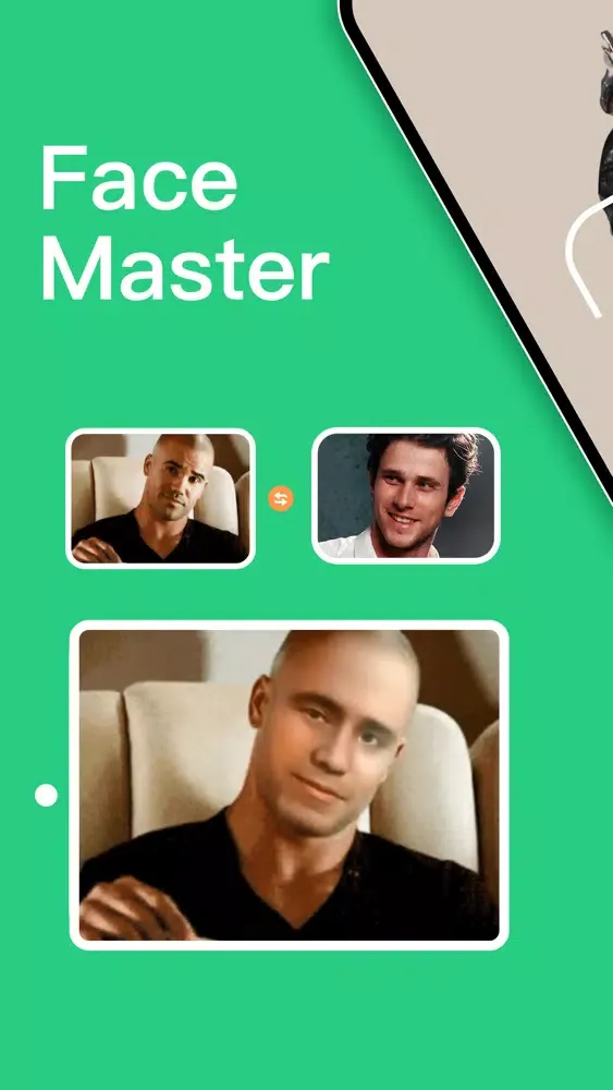 Tangkapan skrin FaceMaster: swap face videos