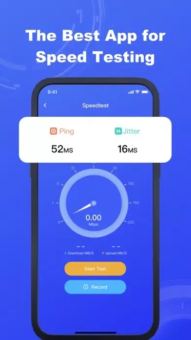 Tangkapan skrin Network Speed Test Pro