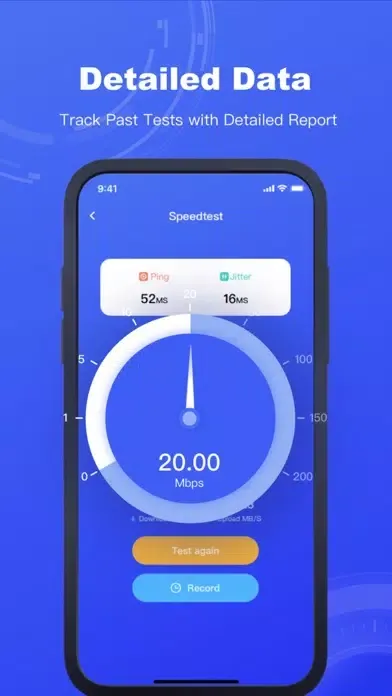 Tangkapan skrin Network Speed Test Pro