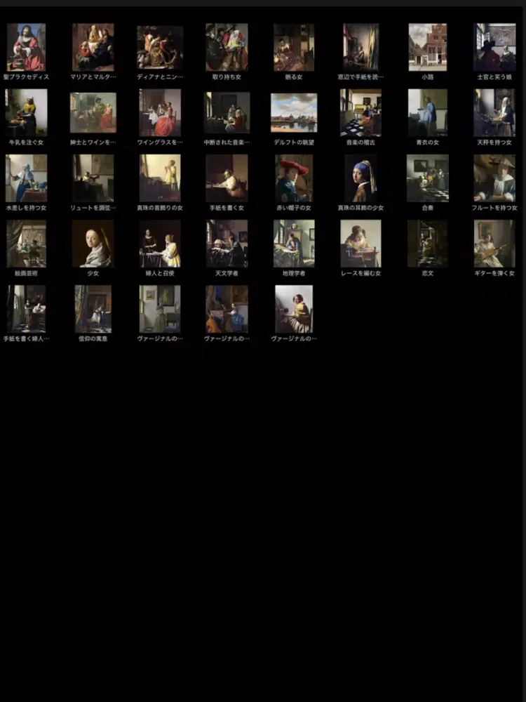 ภาพหน้าจอของ Vermeer AR Note iPad 
