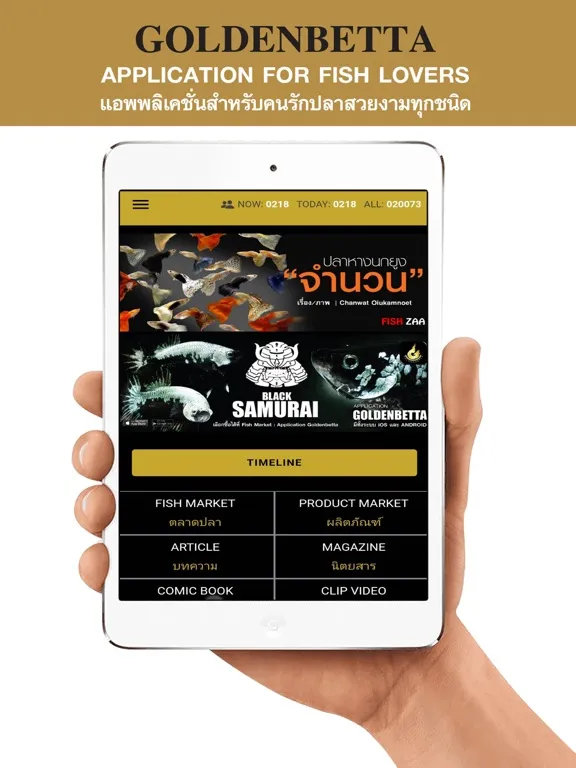 Zrzuty ekranu Goldenbetta iPad 