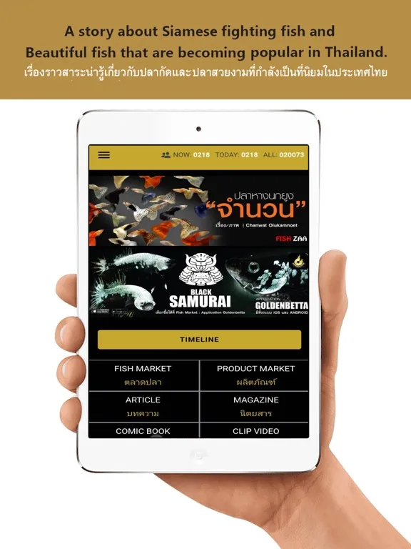 Zrzuty ekranu Goldenbetta iPad 