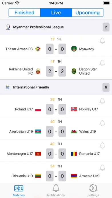 Screenshot di Simple Score - Live Scores