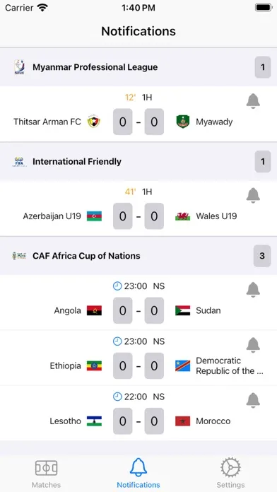 Screenshot di Simple Score - Live Scores