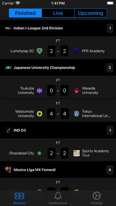 Screenshot di Simple Score - Live Scores