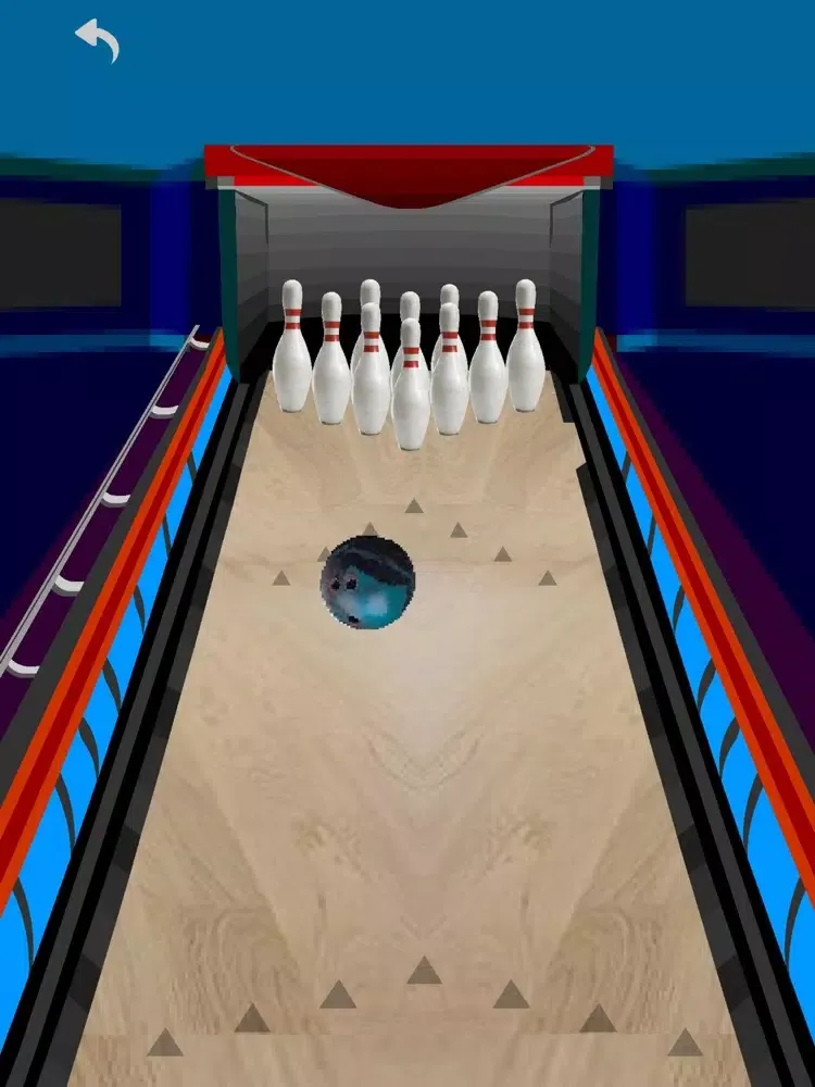 Tangkapan layar Bowling Club iPad 