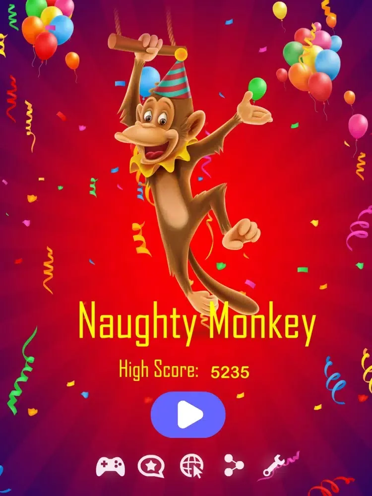 Ảnh chụp màn hình của Naughty Monkey Club iPad 