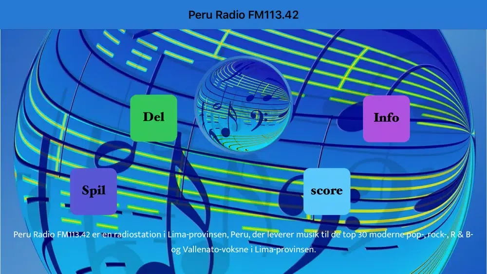 Captures d'écran de Peru Radio FM113.42