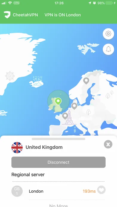 Cheetah Vpn Proxy for WiFi 4G應用截圖