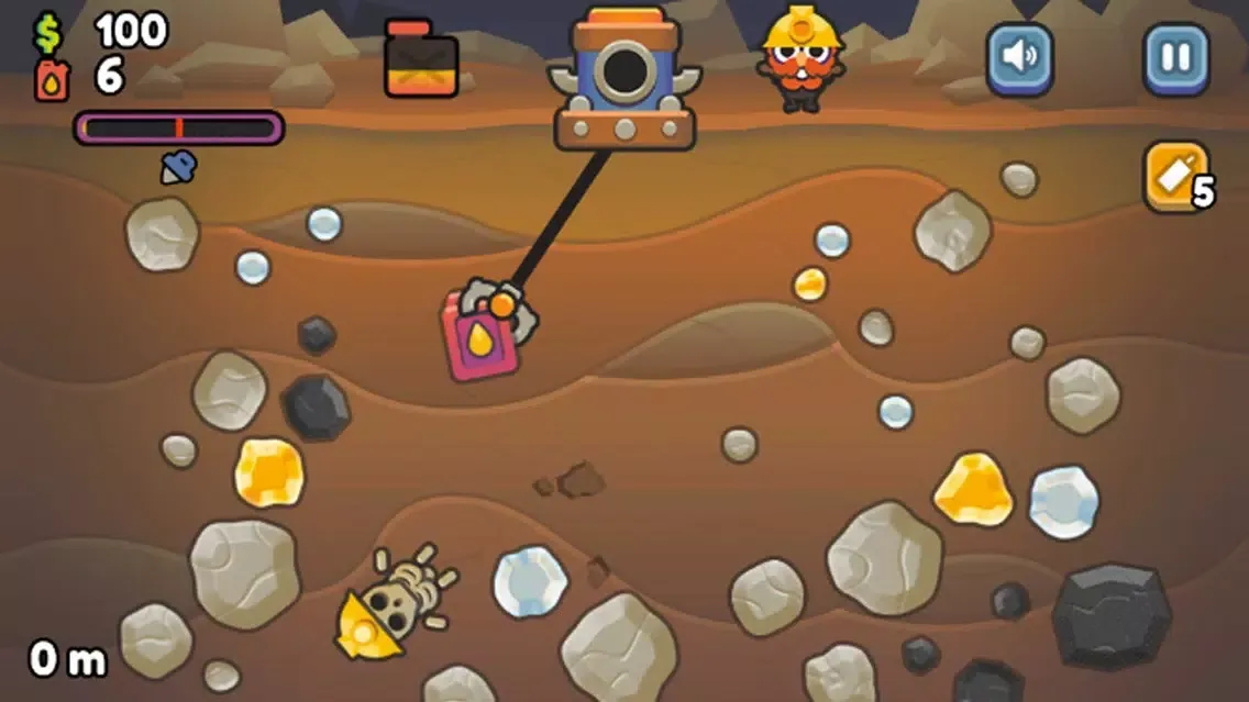 Capturas de tela do Miner Treasure - Dig Gem Puzzle Games