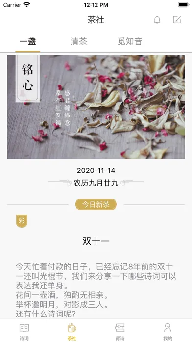 古诗词典-不一样的诗词 স্ক্রিনশট