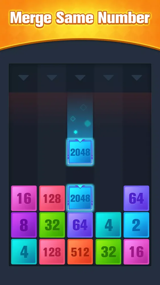 2048 Merge: Number Puzzle Game应用截图