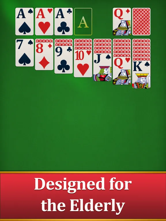 Classic Solitaire for Seniors iPad 应用截图