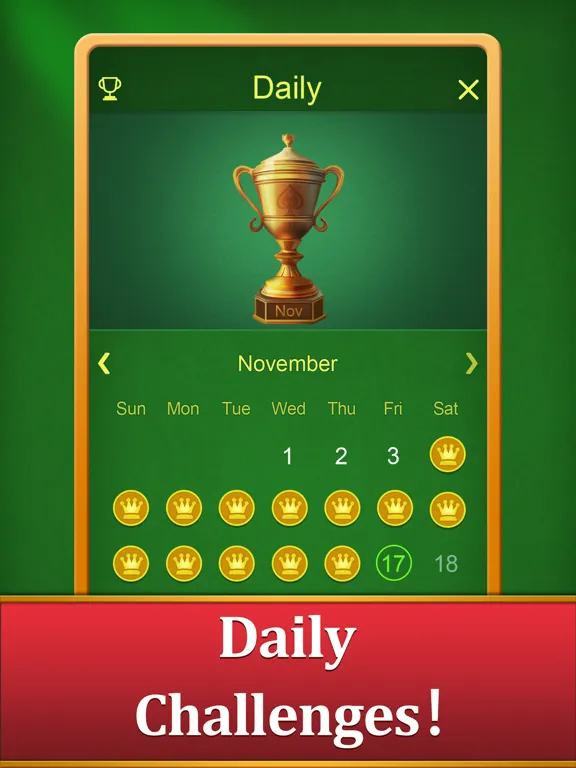 Classic Solitaire for Seniors iPad 应用截图
