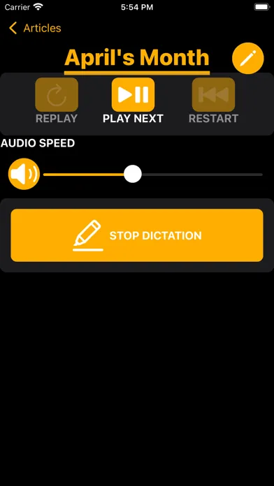 Tangkapan skrin Dictation - No Ads Version
