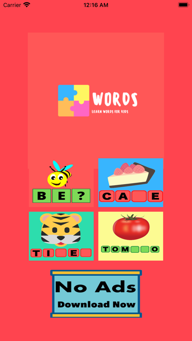 Capturas de tela do Words Puzzle - 3＋Letters Word