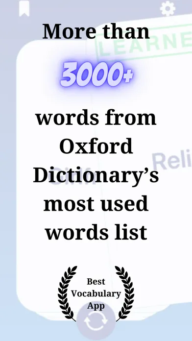Captures d'écran de Wordy: Vocabulary Flashcards