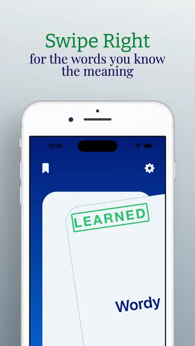 Captures d'écran de Wordy: Vocabulary Flashcards