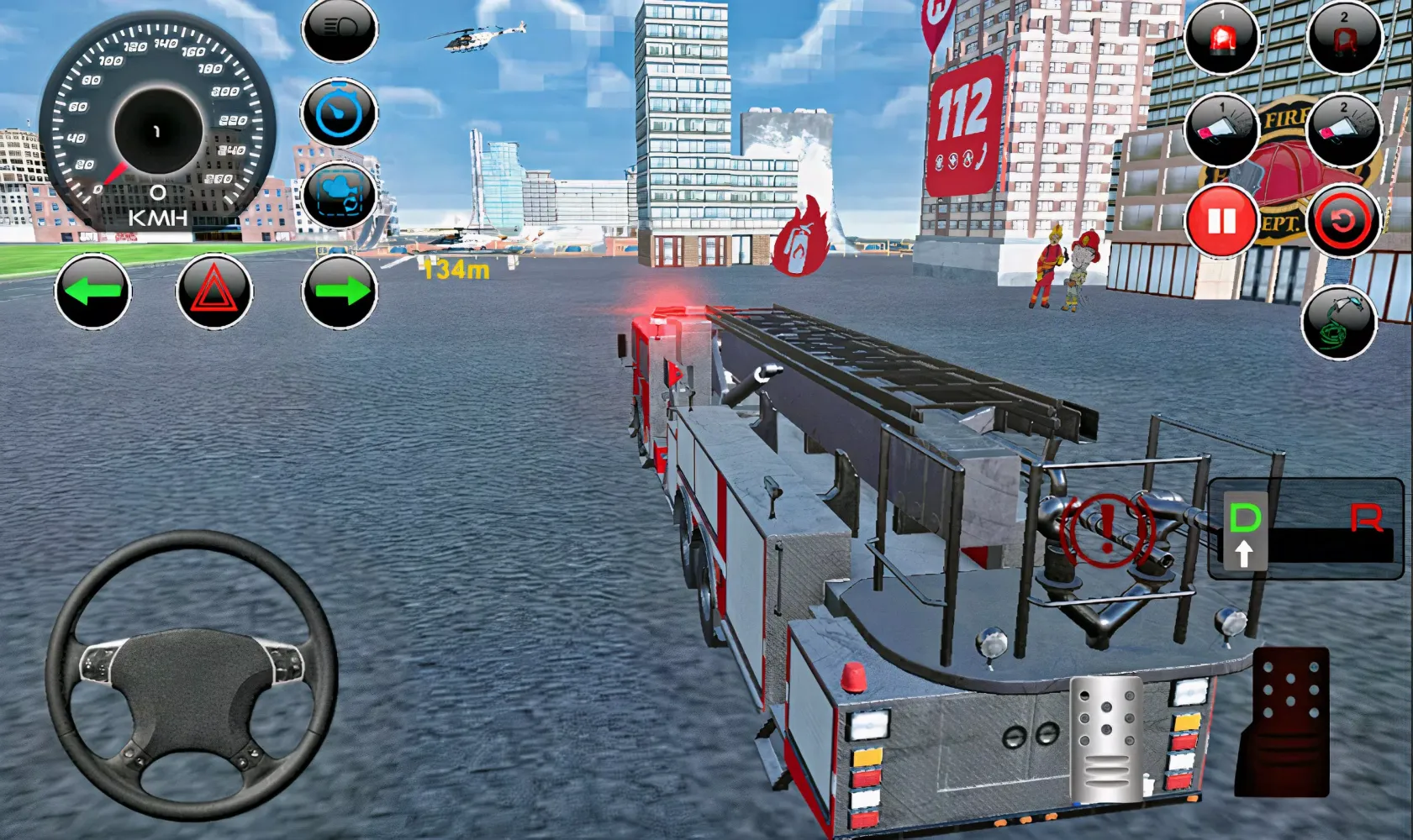 Capturas de pantalla de US 911 Firefighter Game 2023