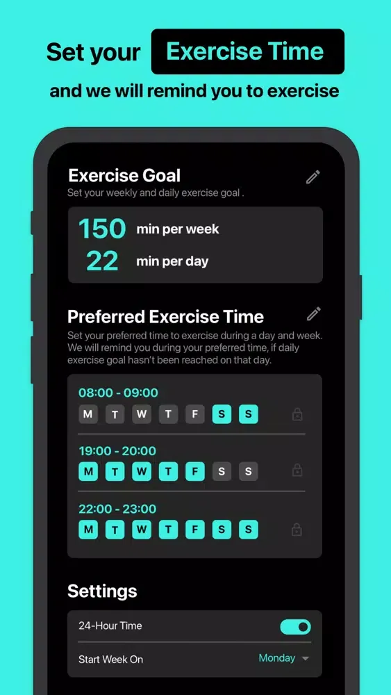 Capturas de pantalla de Exercise Reminder - Keep Fit